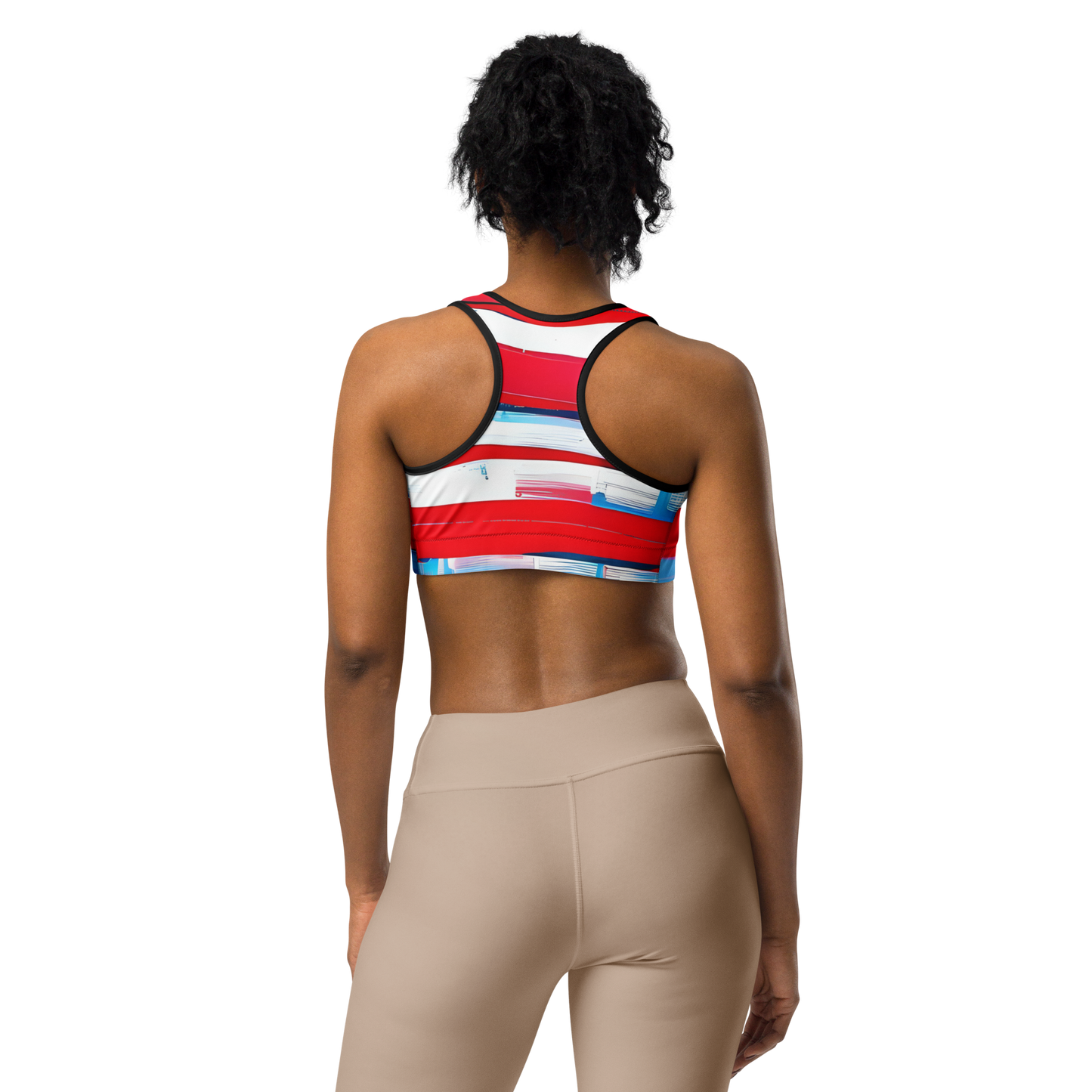 Liberty Threads: All-Over Print Sports Bra