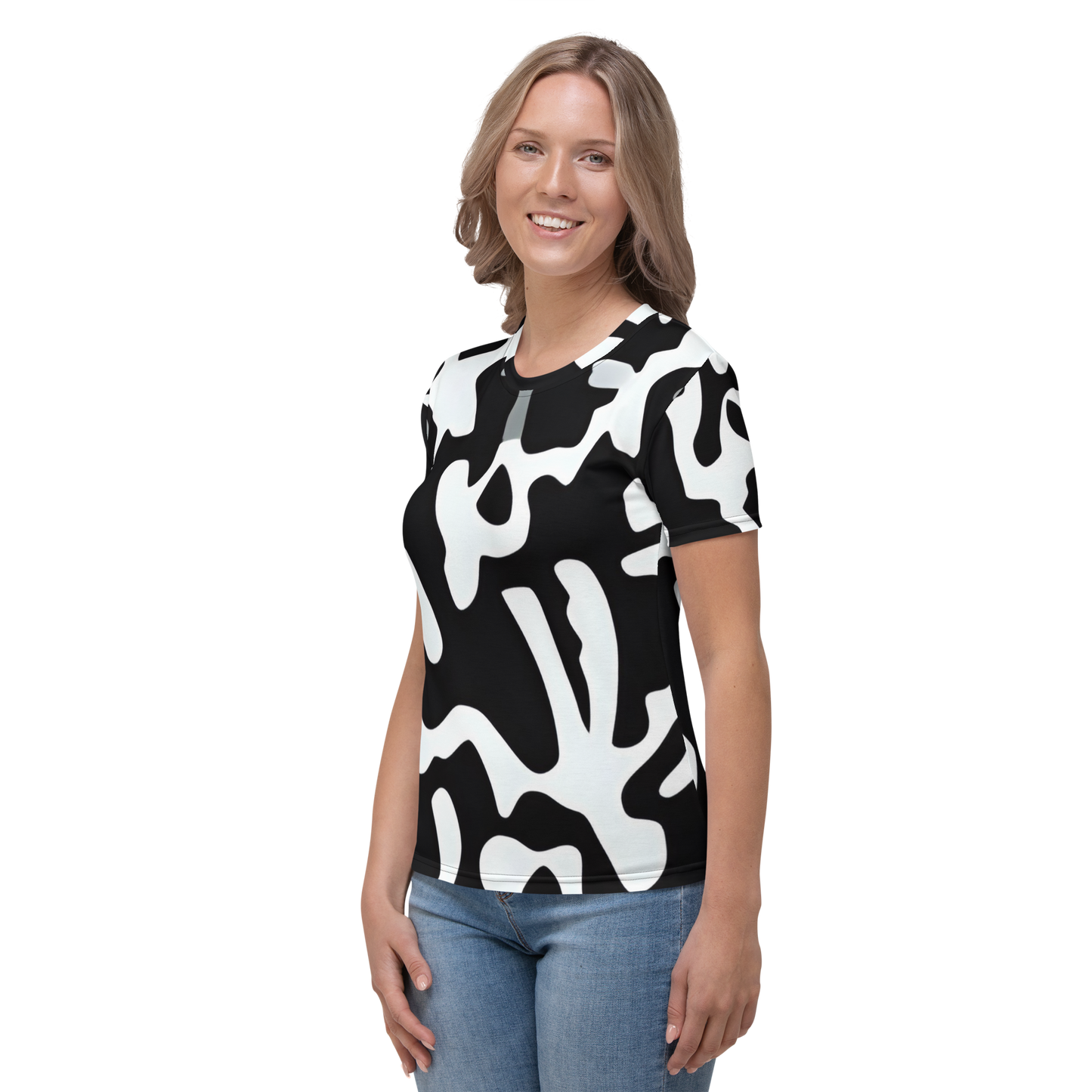 All-Over Print Women's Crew Neck T-Shirt