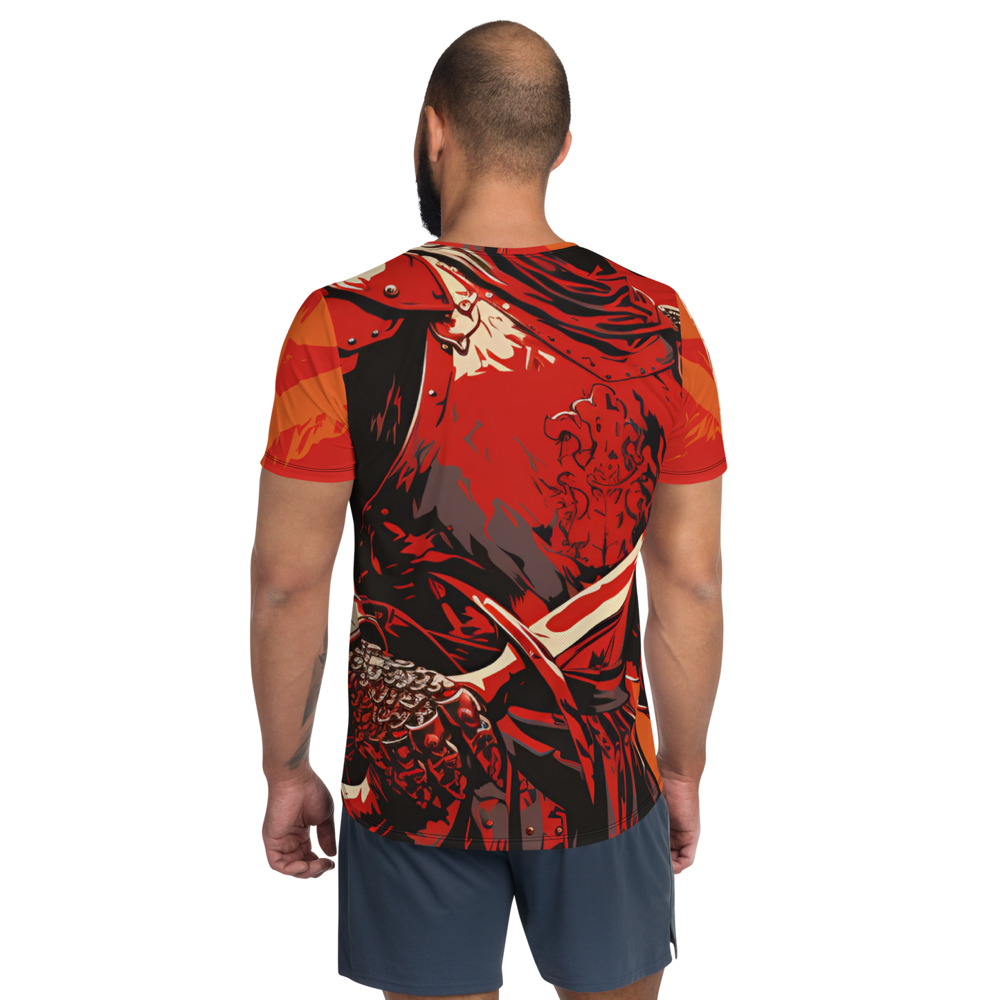 Crusader Design: All-Over Print Men's Athletic T-Shirt