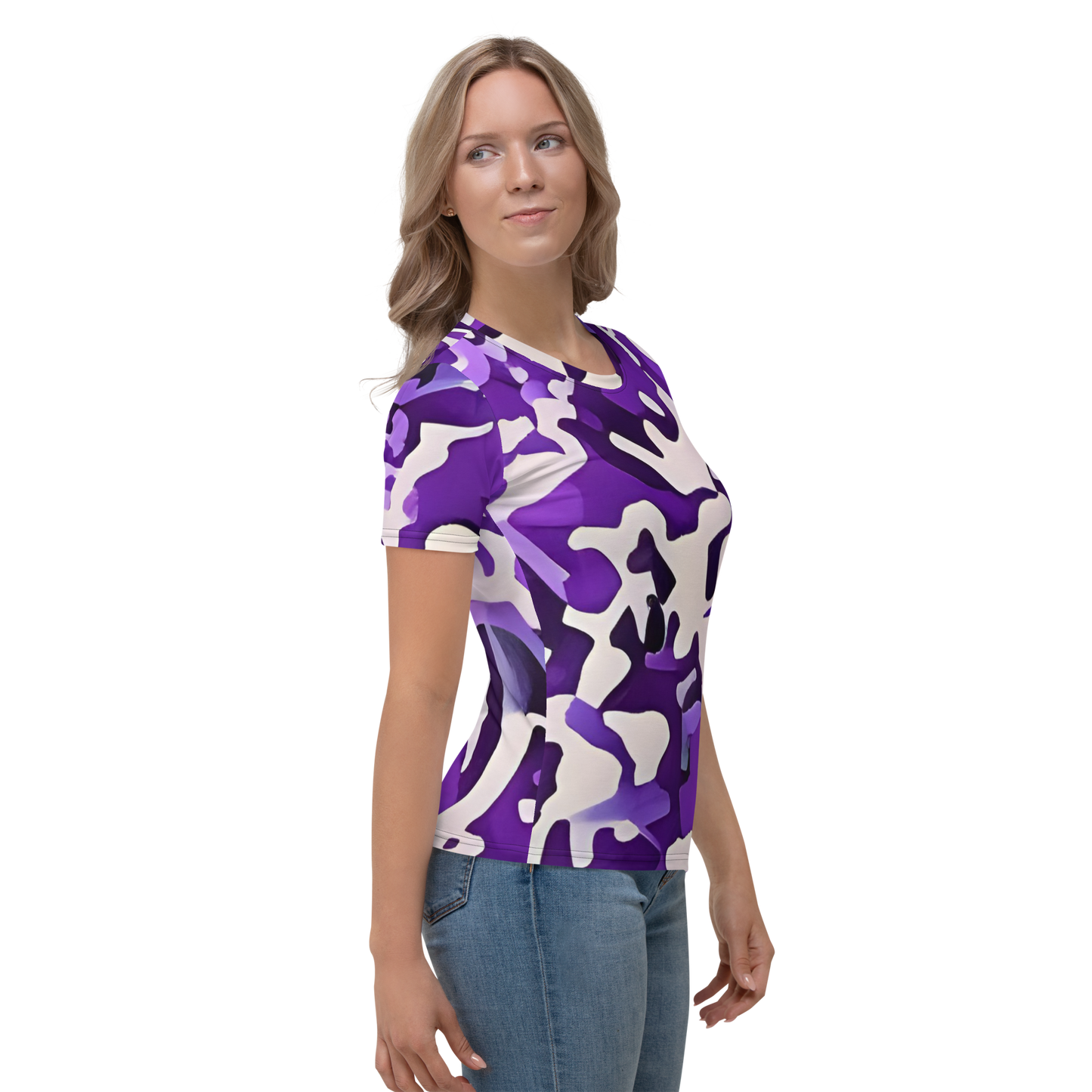 All-Over Print Women's Crew Neck T-Shirt