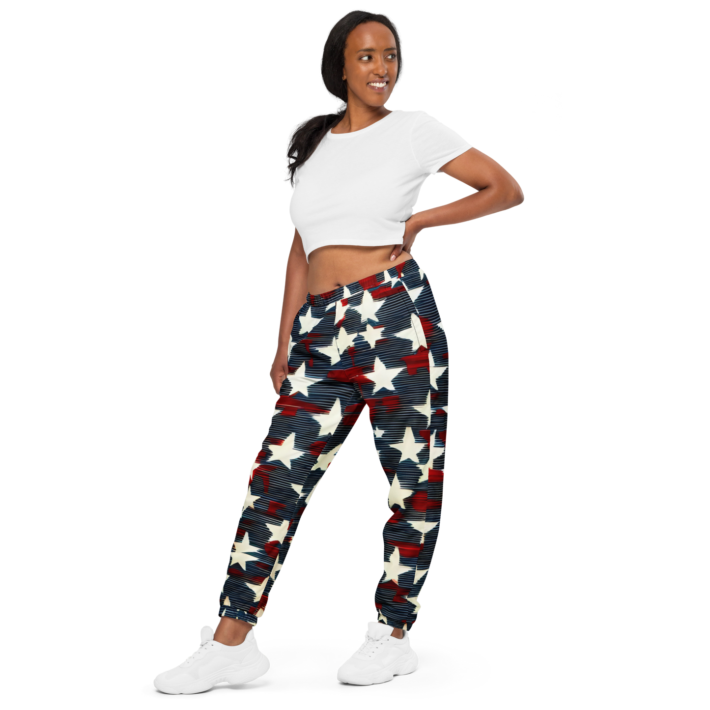 Liberty Threads: All-Over Print Unisex Track Pants