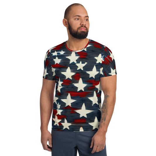 Liberty Threads: All-Over Print Men's Athletic T-Shirt