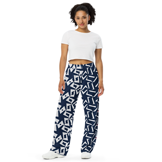 Perfect Patterns: All-Over Print Unisex Wide-Leg Pants