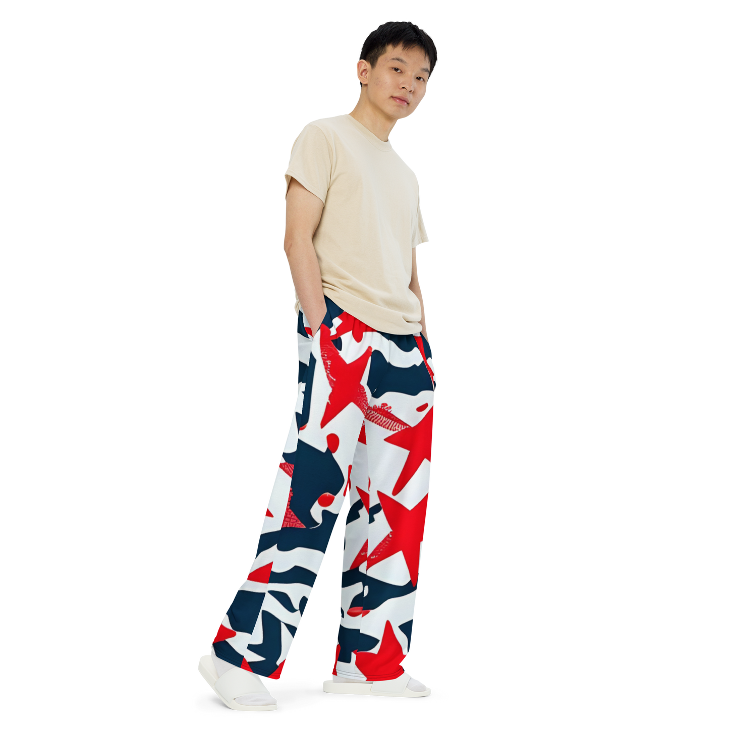 All-Over Print Unisex Wide-Leg Pants