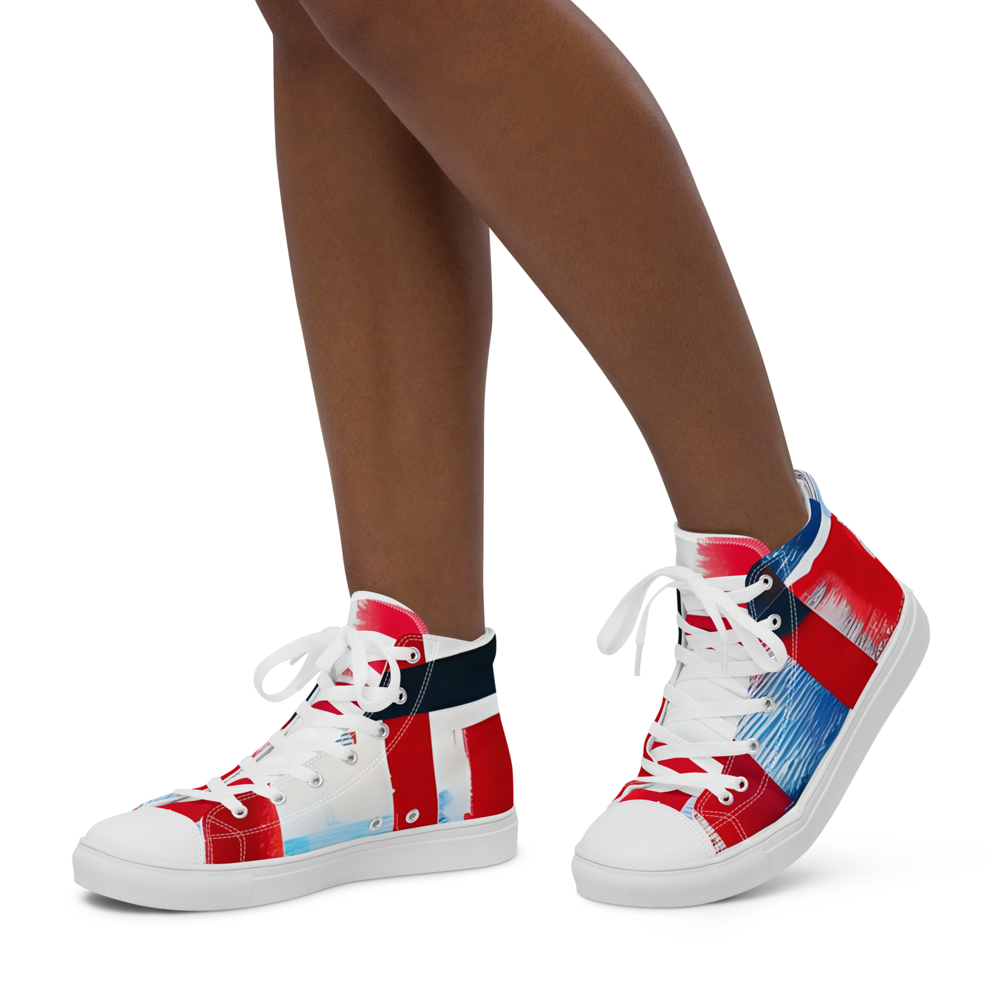 Liberty Threads: Women's High Top Canvas Shoes