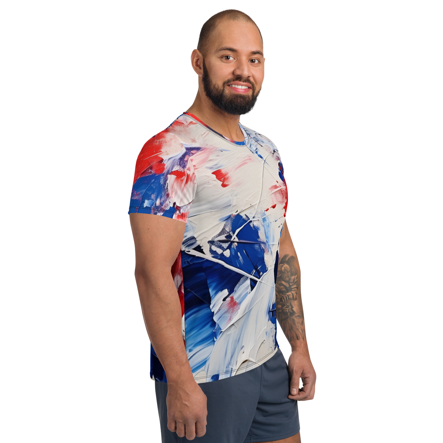 Liberty Threads: All-Over Print Men's Athletic T-Shirt