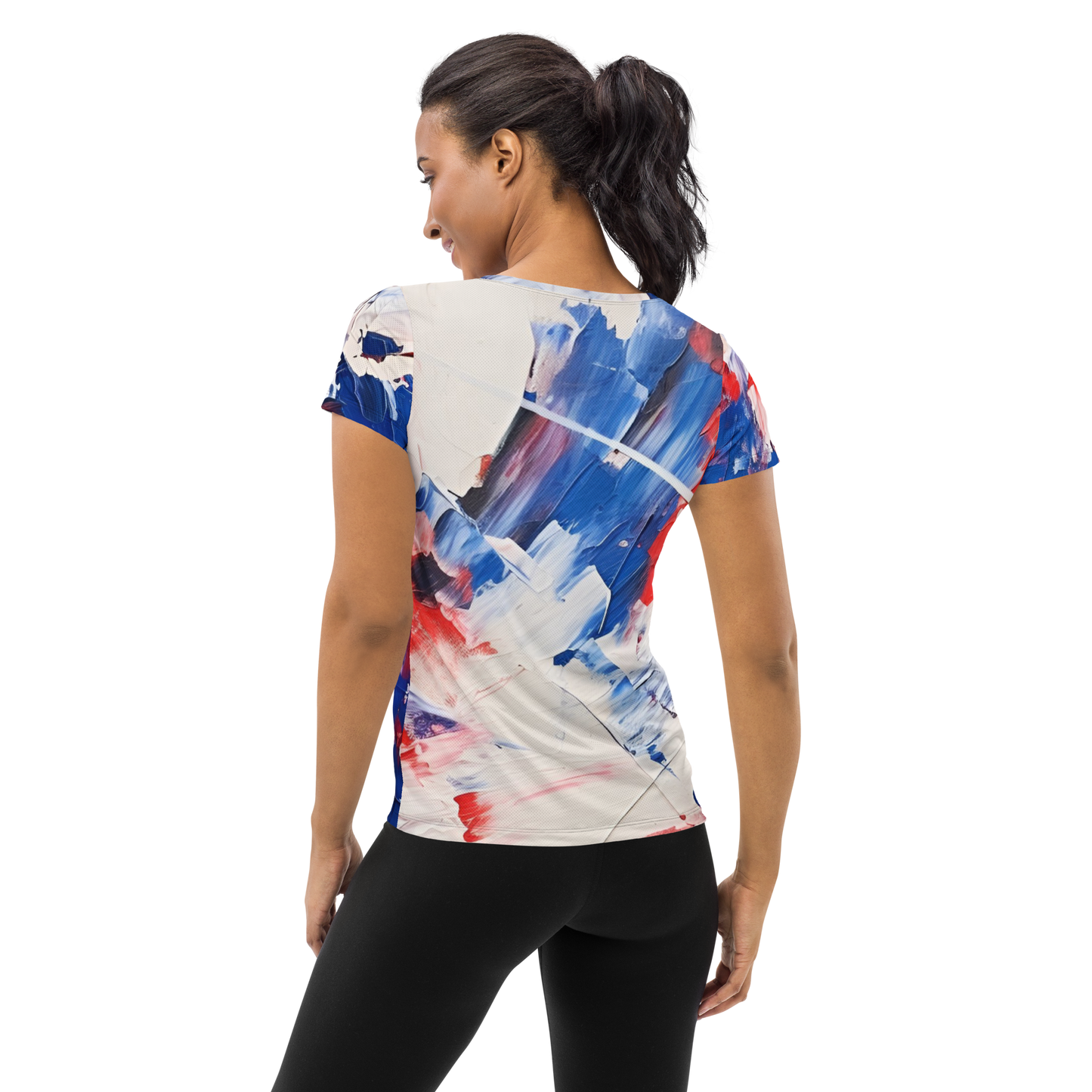 Liberty Threads: All-Over Print Women's Athletic T-Shirt