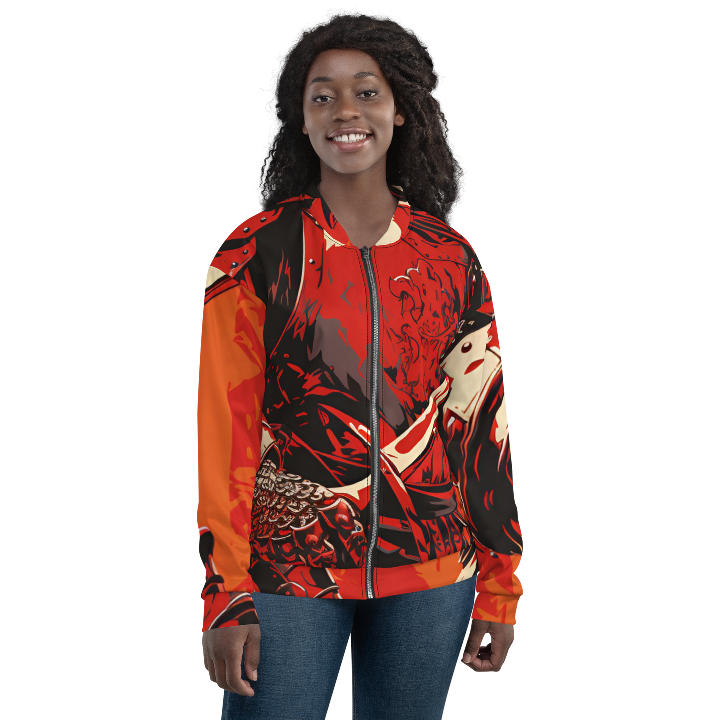 Crusader Design: All-Over Print Unisex Bomber Jacket