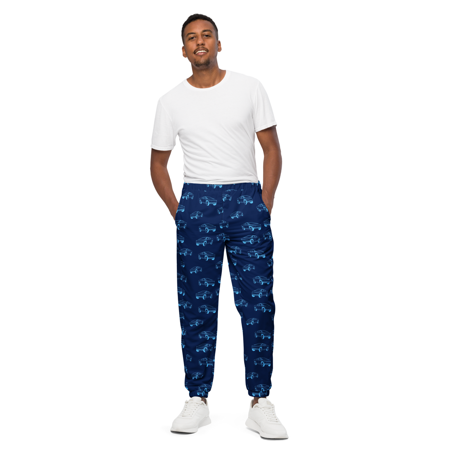 Tesla EV: All-Over Print Unisex Track Pants