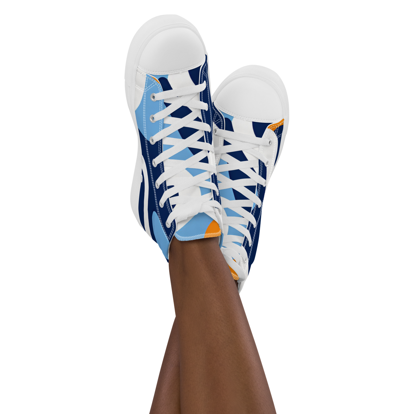 Perfect Patterns: Women's High Top Canvas Shoes