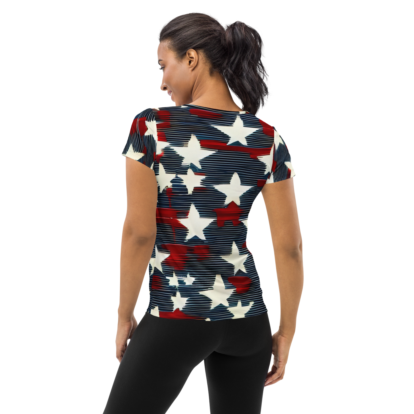 Liberty Threads: All-Over Print Women's Athletic T-Shirt