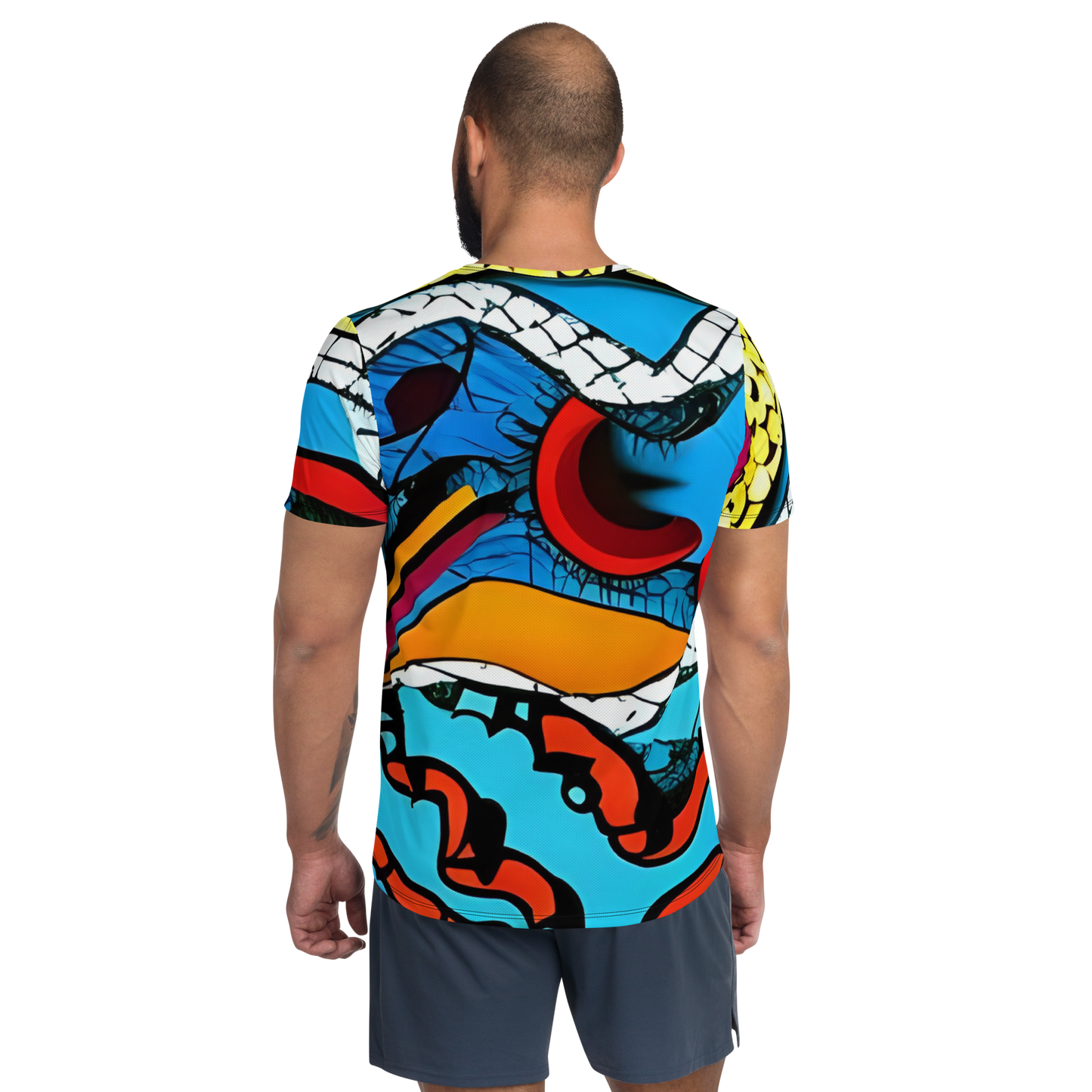 Pop Art: All-Over Print Men's Athletic T-Shirt