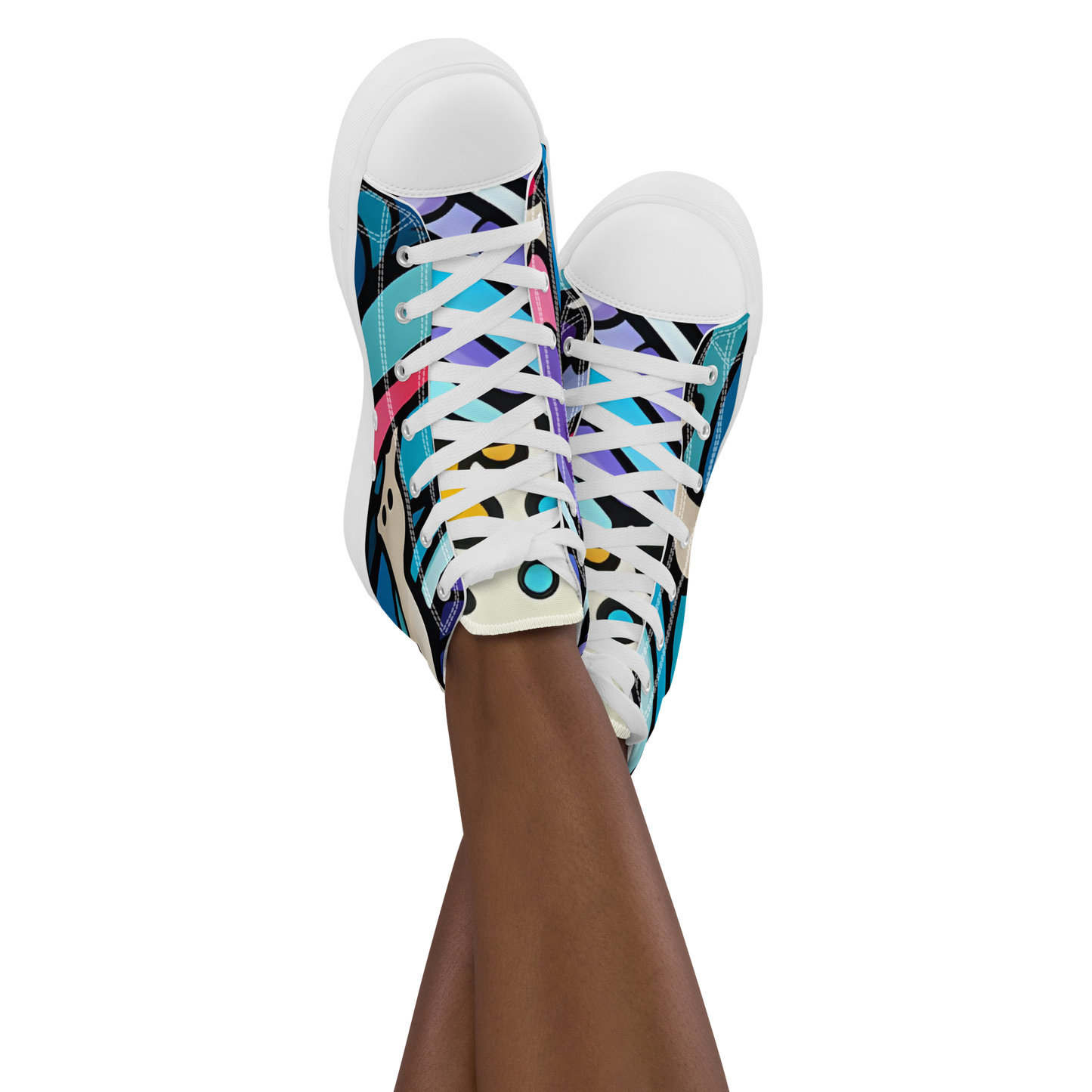 Pop Art: Women's High Top Canvas Shoes