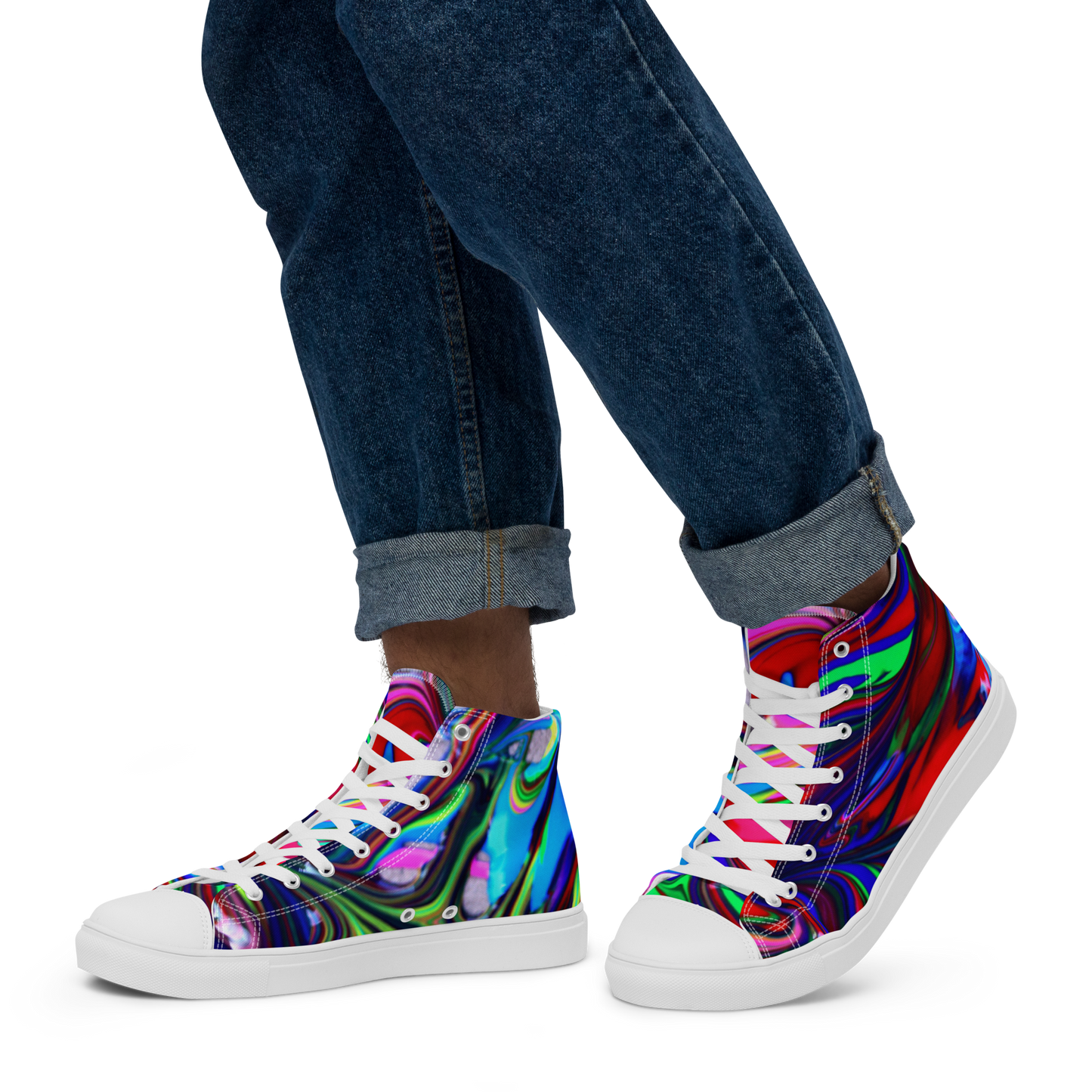 Shoes: Men's High Top Canvas Shoes