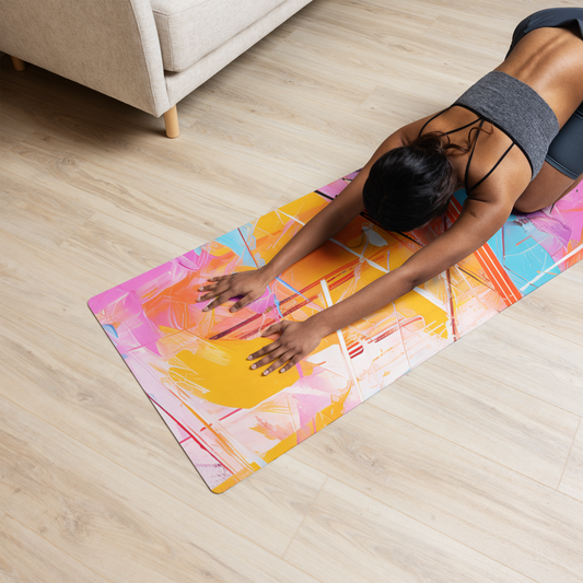 Color Burst: Yoga Mat