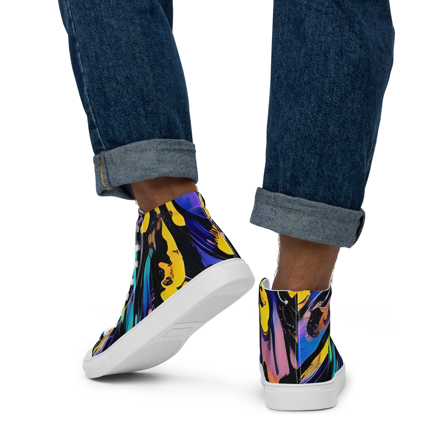 Shoes: Men's High Top Canvas Shoes