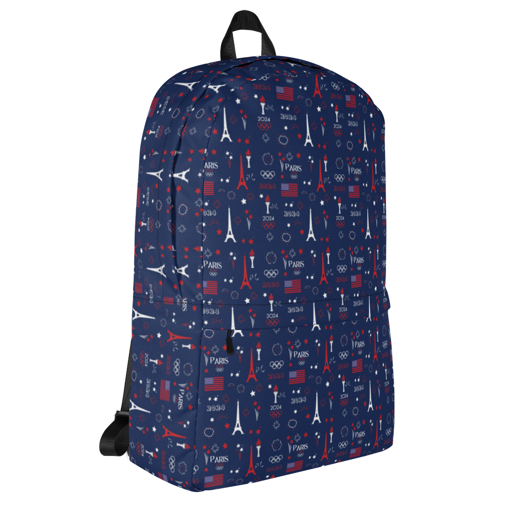 Olympics 2024: All-Over Print Backpack