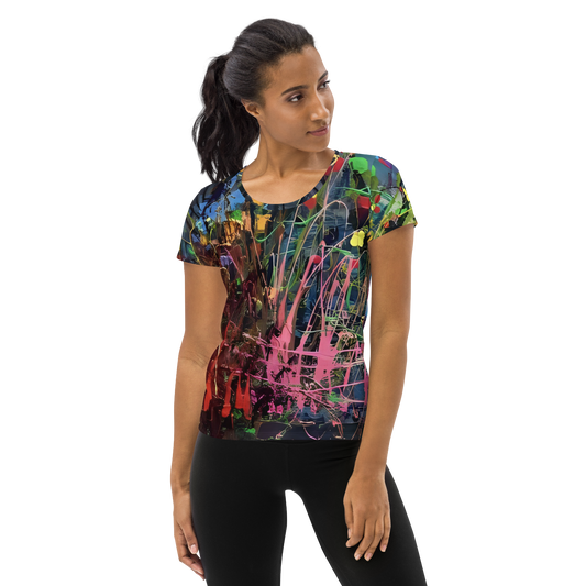 All-Over Print Women's Athletic T-Shirt