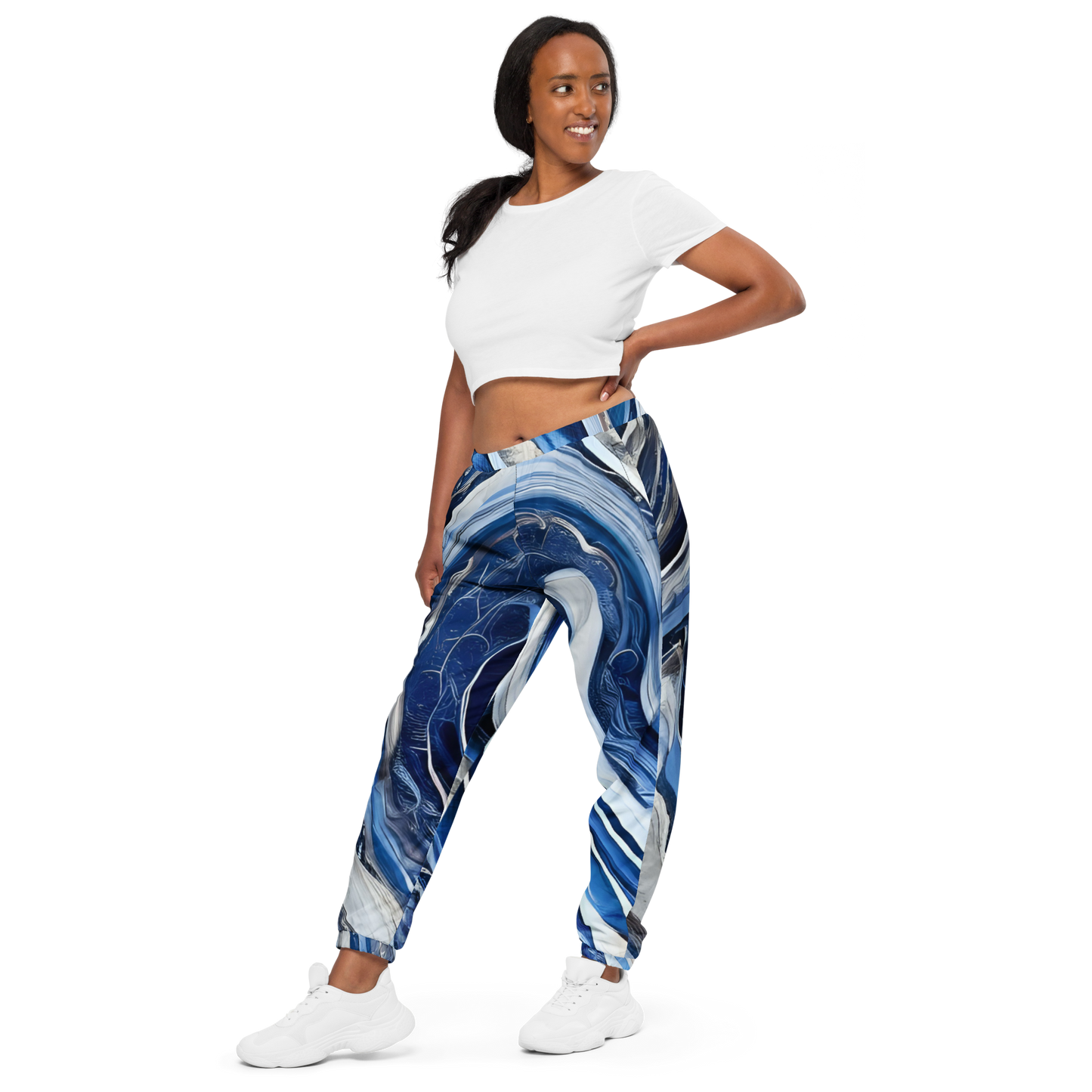 Cristina: All-Over Print Unisex Track Pants