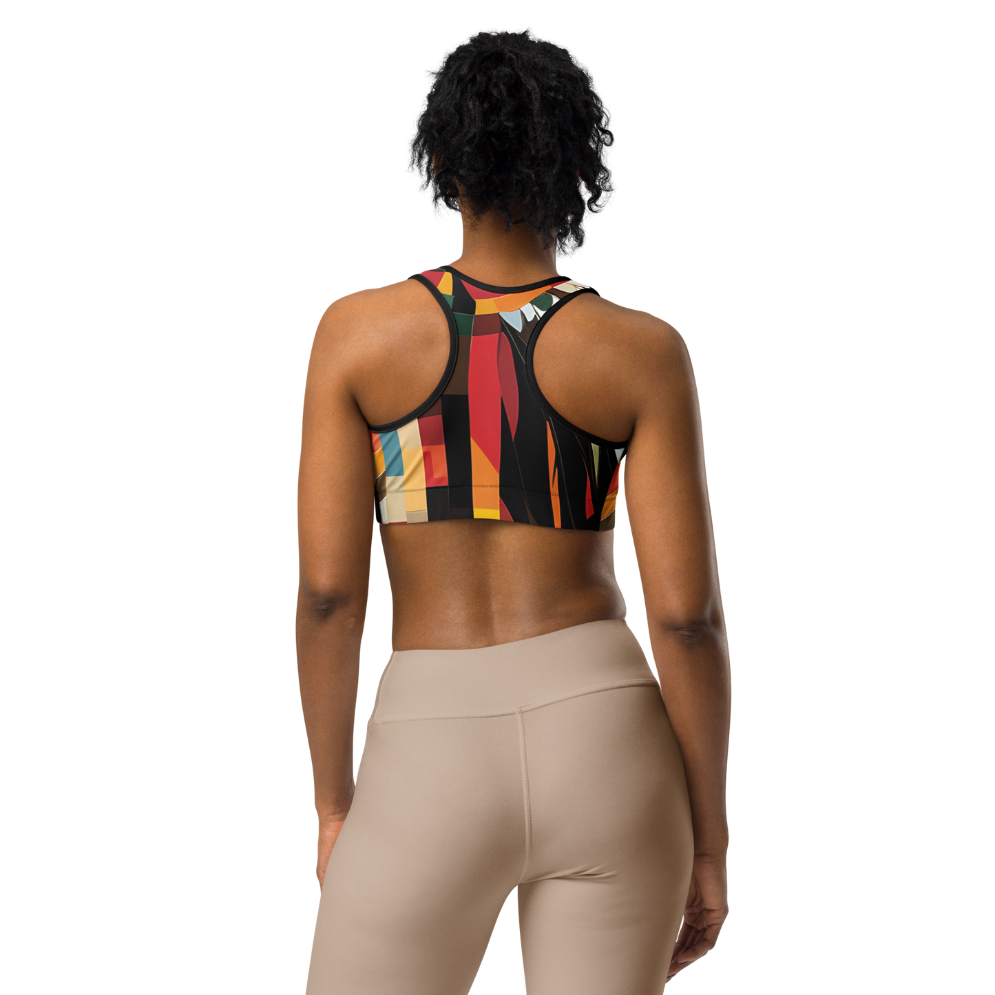 College Team Colors: All-Over Print Sports Bra