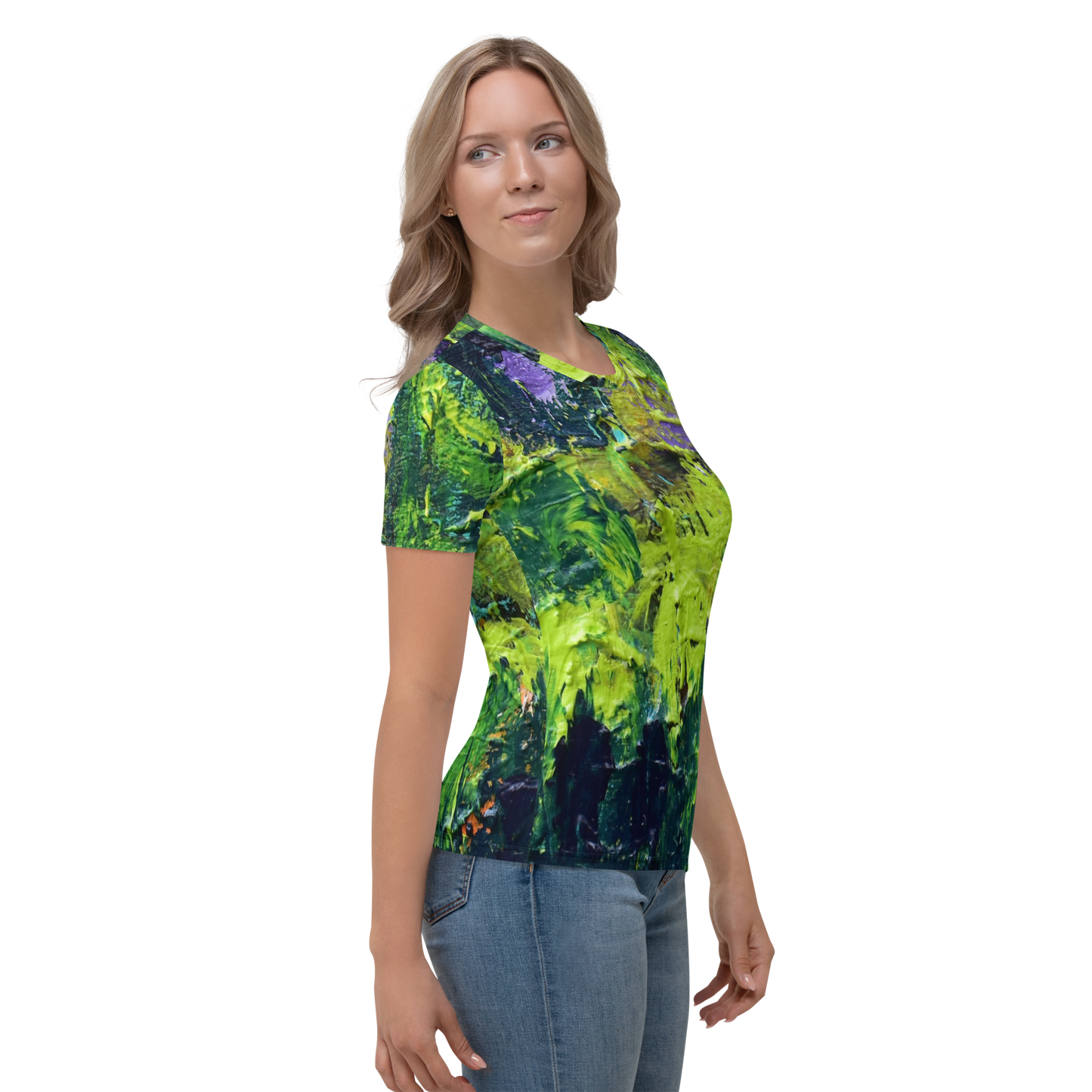 All-Over Print Women's Crew Neck T-Shirt