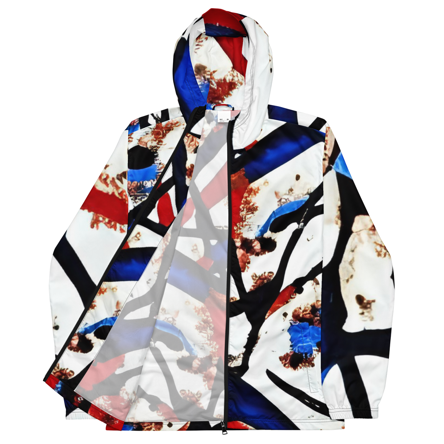 Liberty Threads: All-Over Print Men's Windbreaker