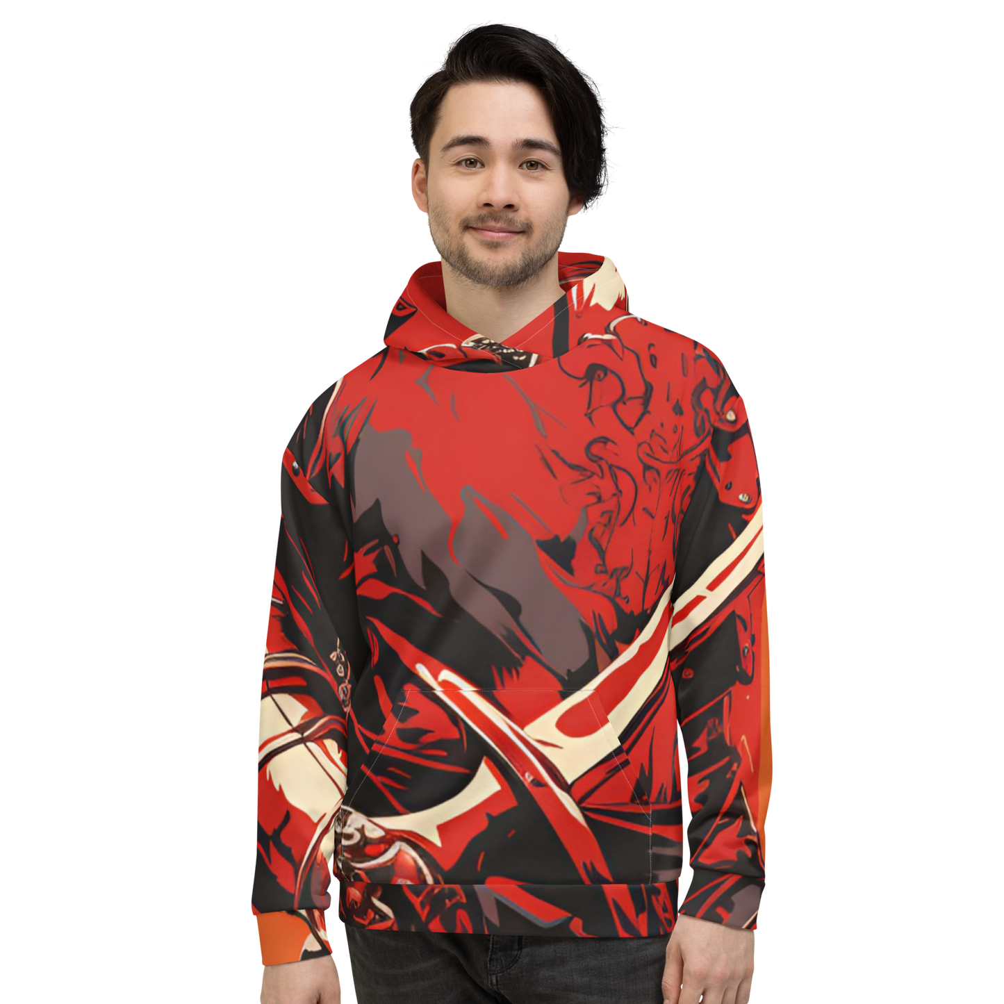 Crusader Design: All-Over Print Recycled Unisex Hoodie