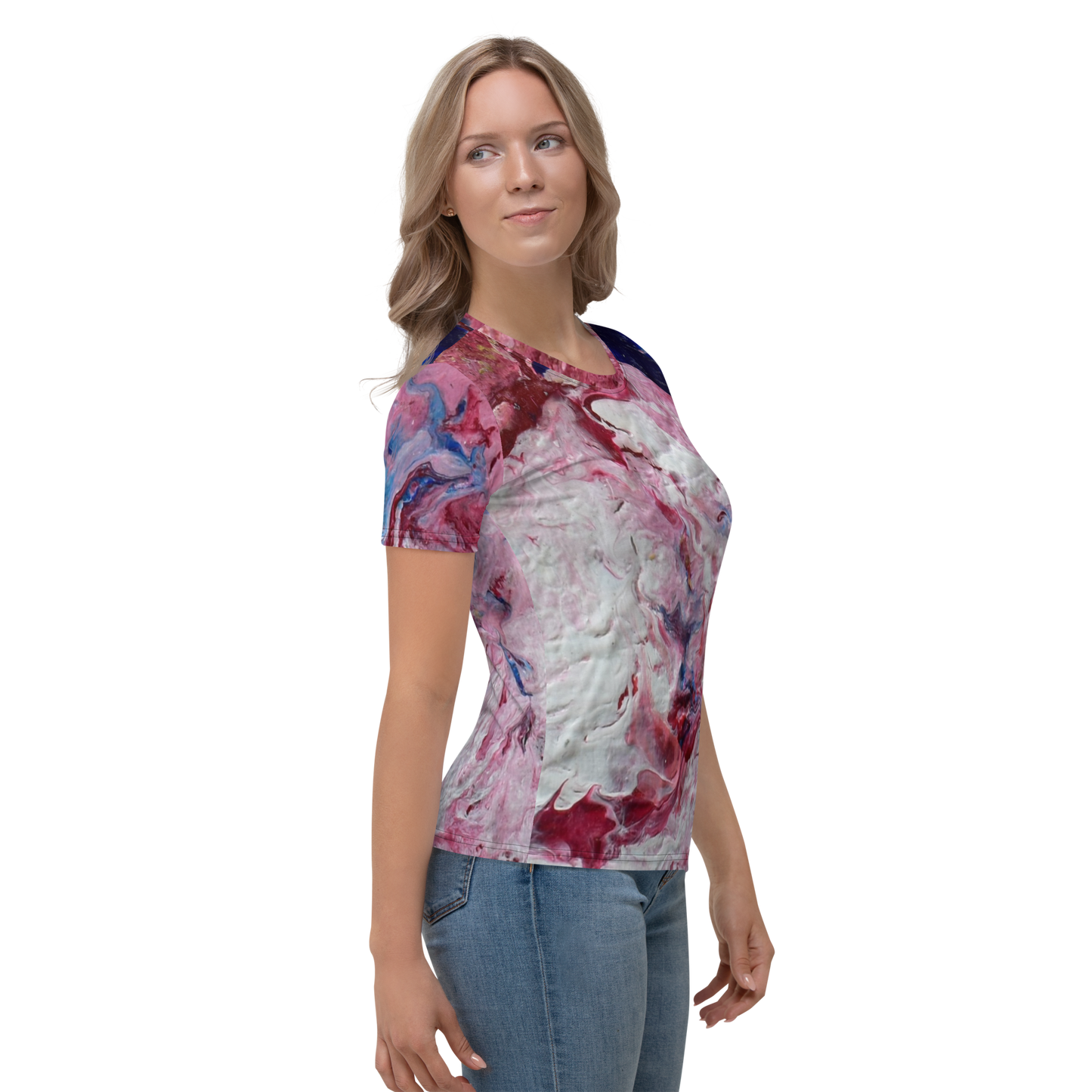 All-Over Print Women's Crew Neck T-Shirt