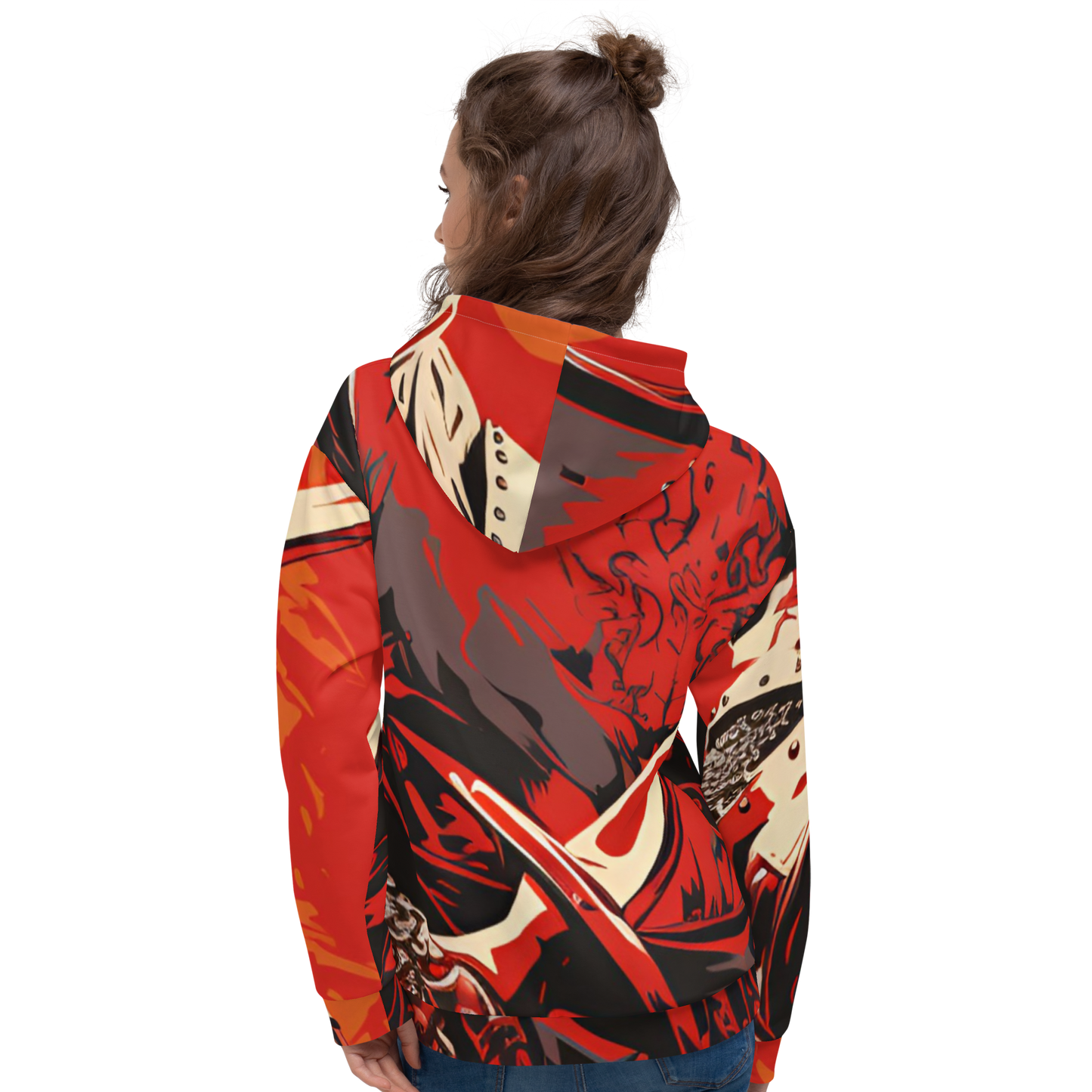 Crusader Design: All-Over Print Recycled Unisex Hoodie