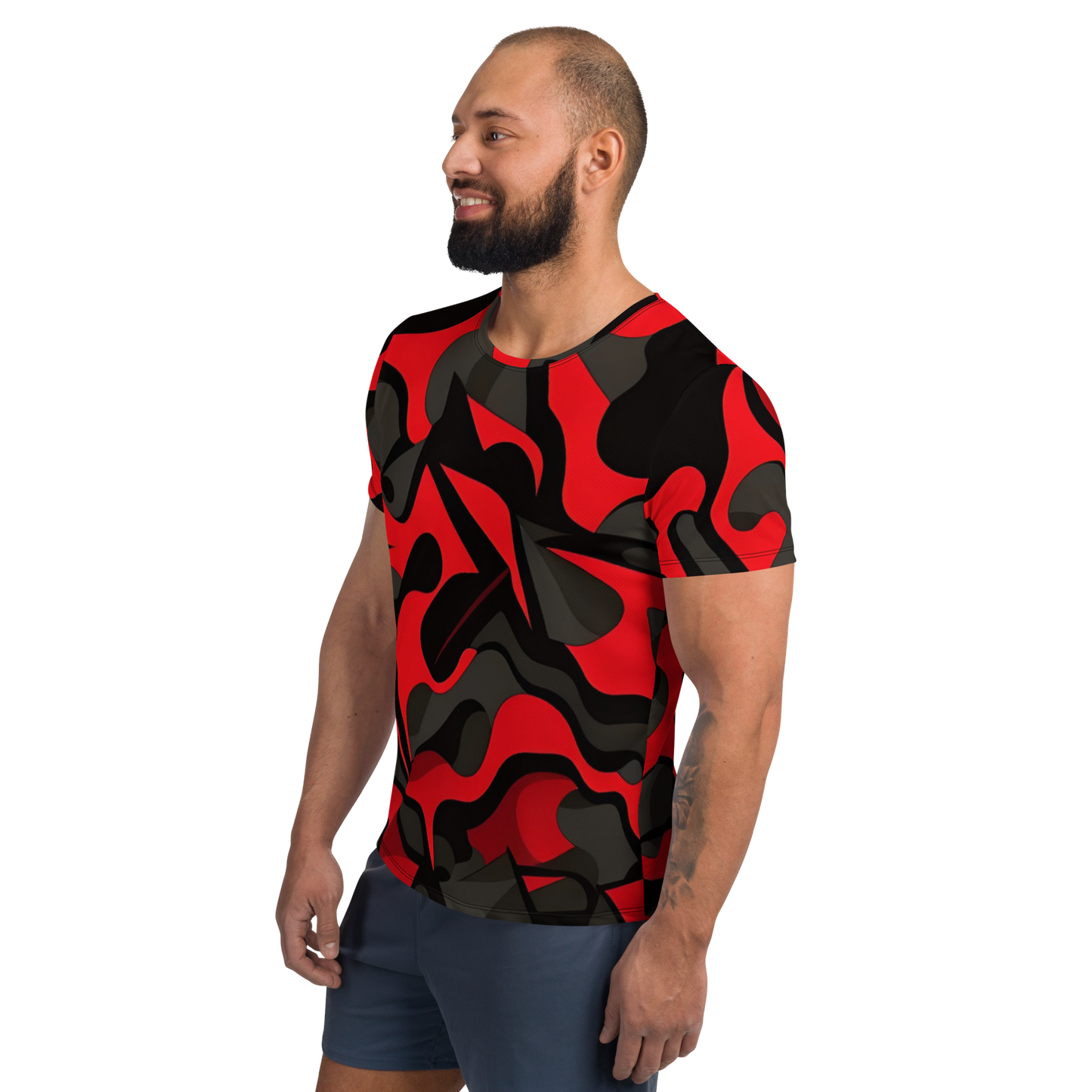 All-Over Print Men's Athletic T-Shirt