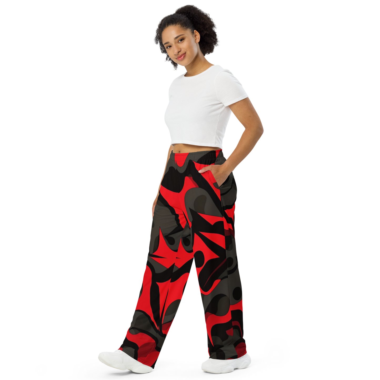 All-Over Print Unisex Wide-Leg Pants