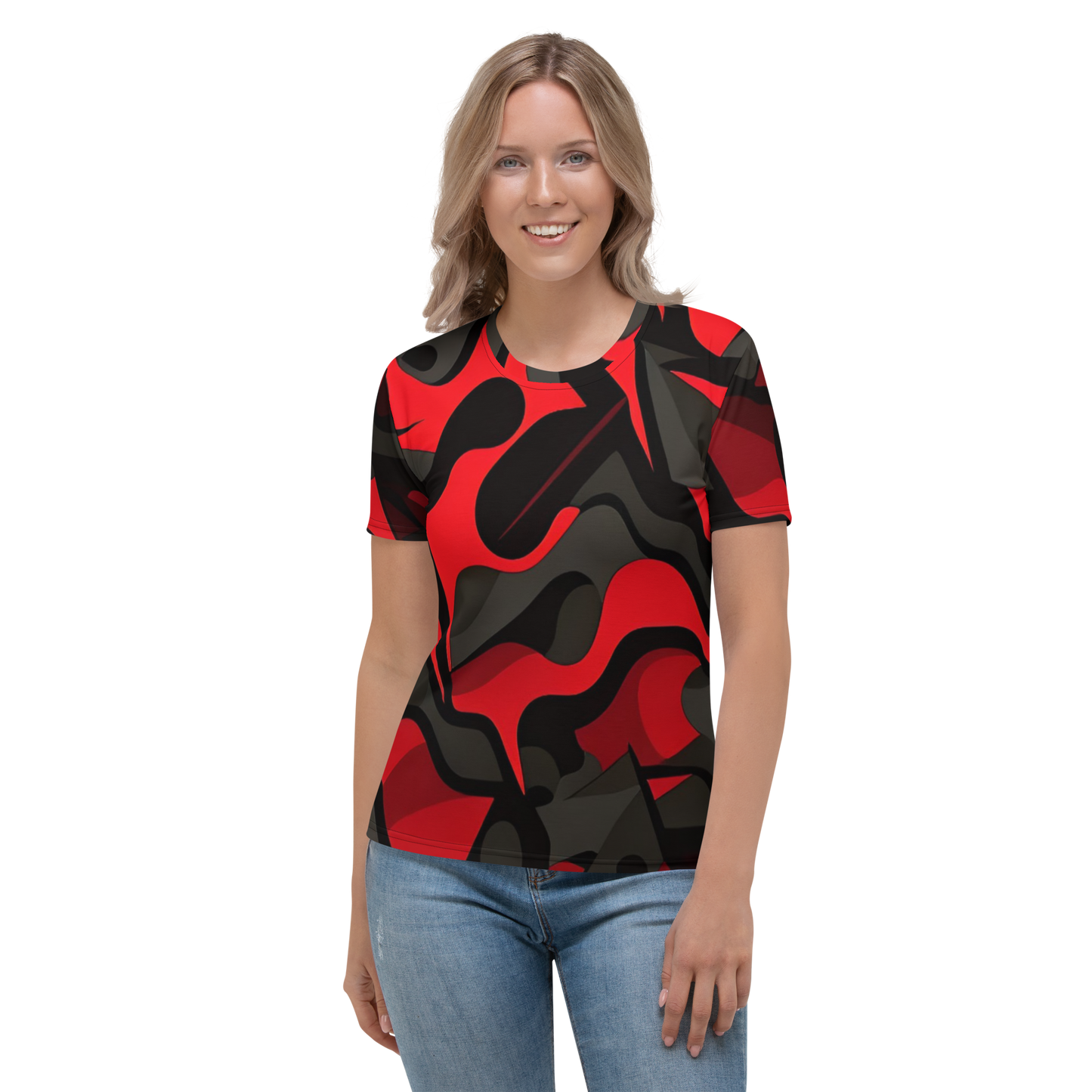 All-Over Print Women's Crew Neck T-Shirt