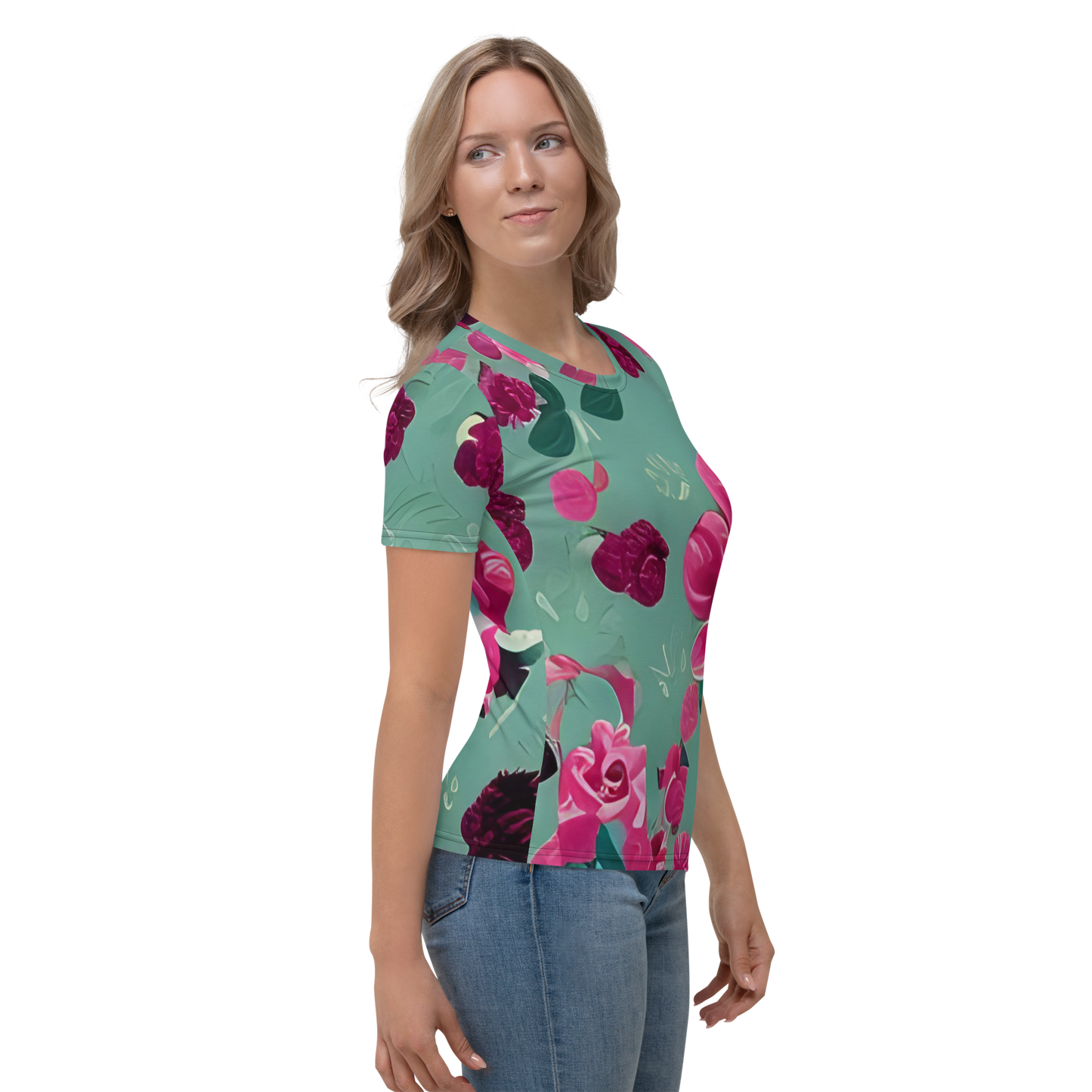 All-Over Print Women's Crew Neck T-Shirt