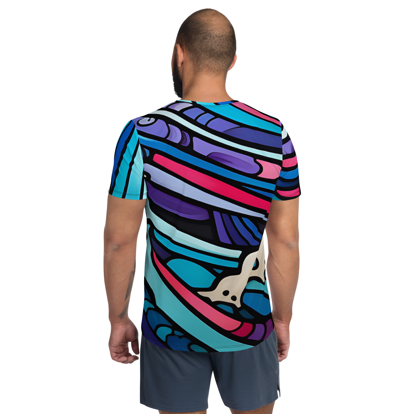 Pop Art: All-Over Print Men's Athletic T-Shirt