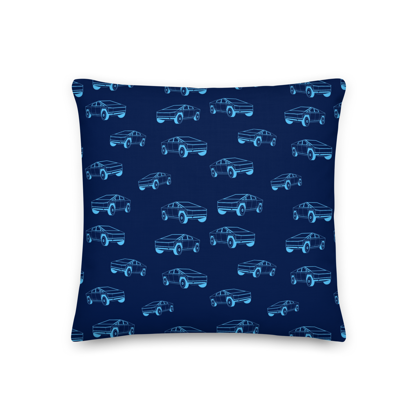 Tesla EV: All-Over Print Premium Pillow