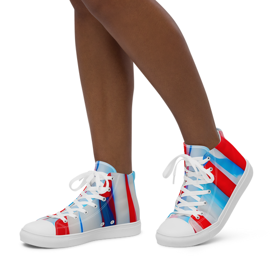 Liberty Threads: Women's High Top Canvas Shoes