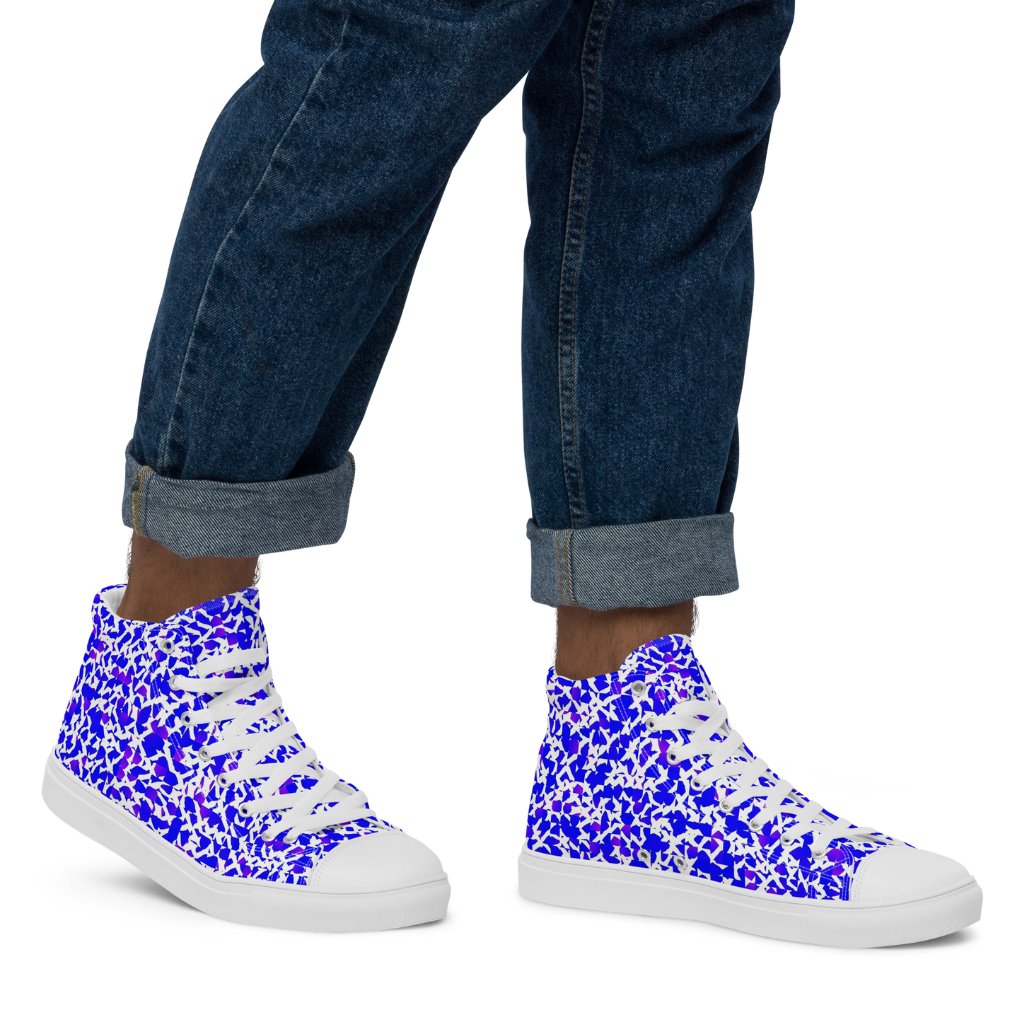 Shoes: Men's High Top Canvas Shoes