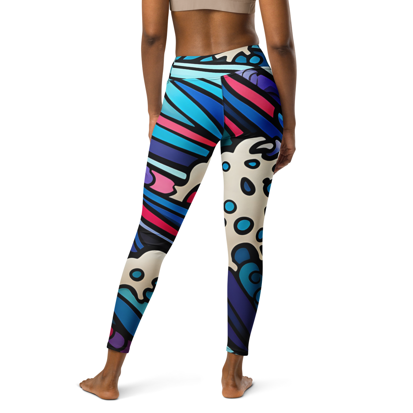 Pop Art: All-Over Print Yoga Leggings