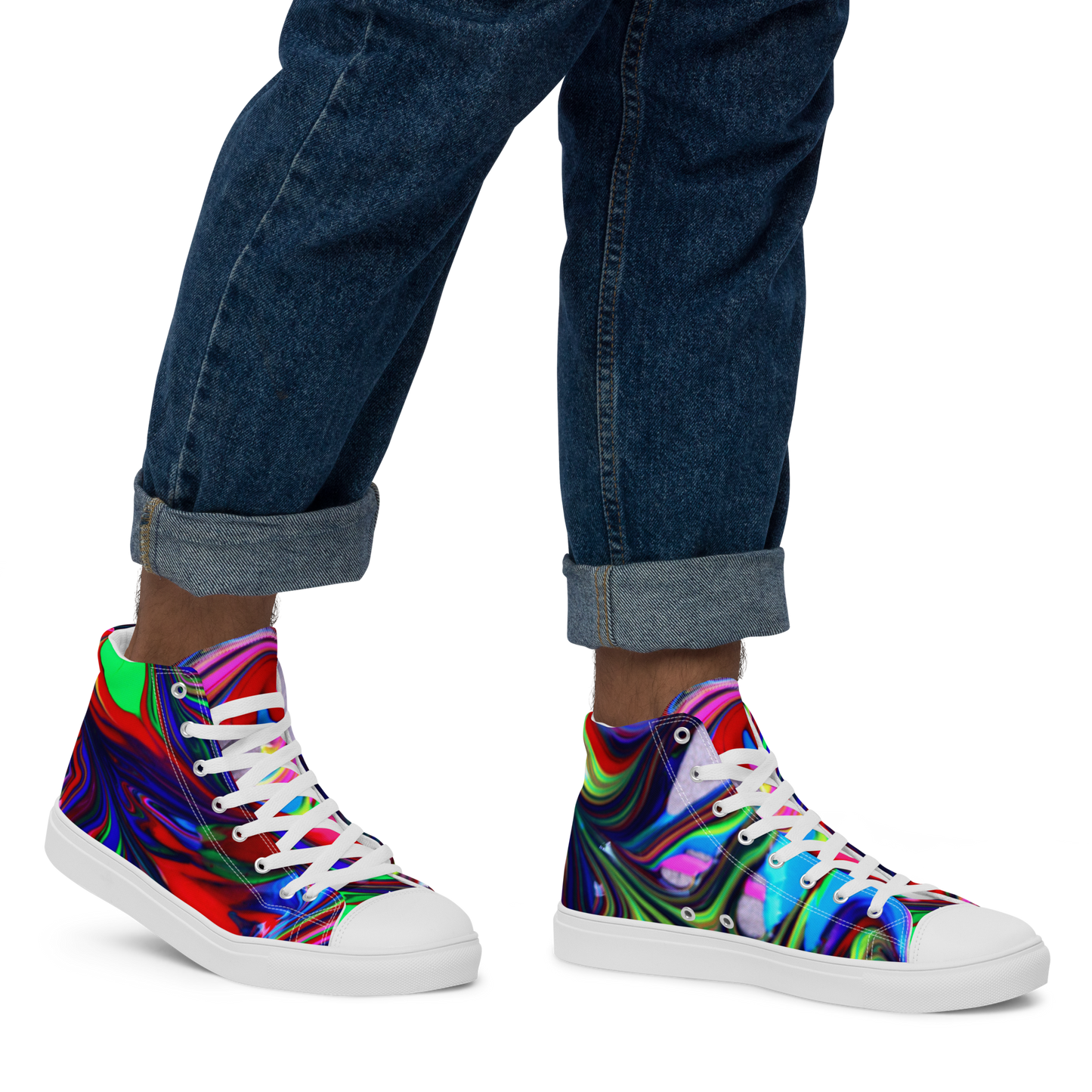 Shoes: Men's High Top Canvas Shoes