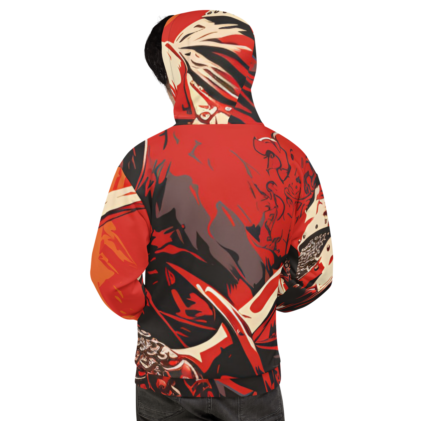 Crusader Design: All-Over Print Recycled Unisex Hoodie