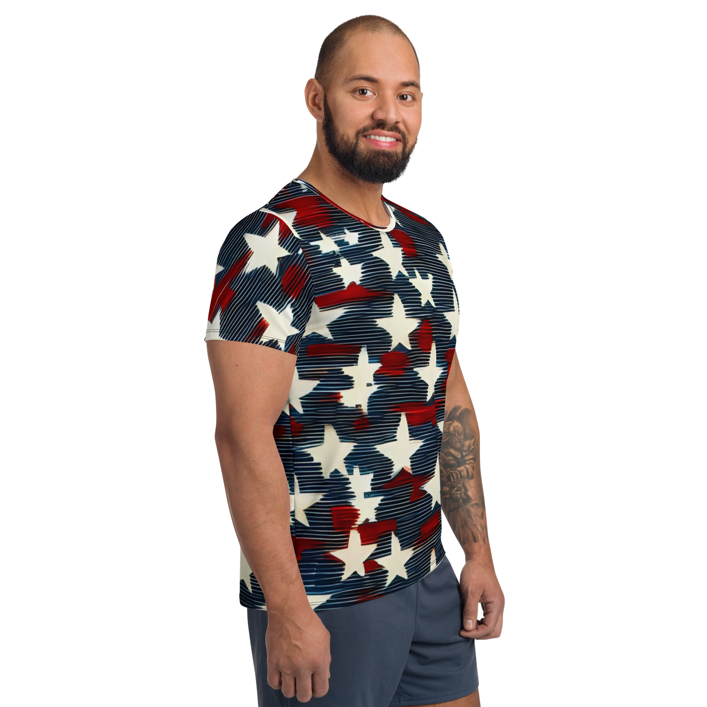 Liberty Threads: All-Over Print Men's Athletic T-Shirt