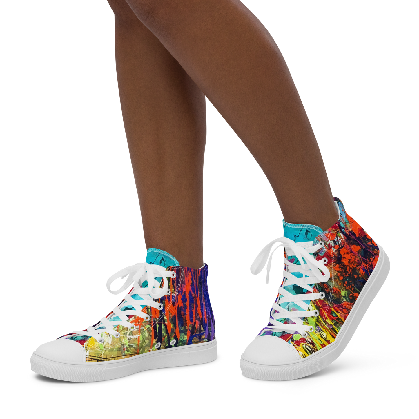 Jim Tucker : Women's High Top Canvas Shoes