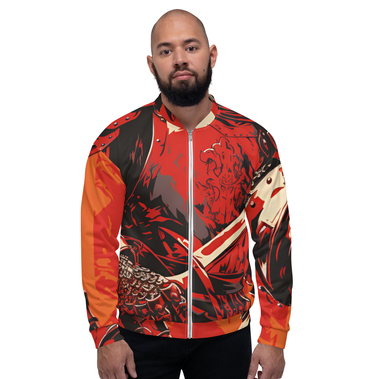 Crusader Design: All-Over Print Unisex Bomber Jacket