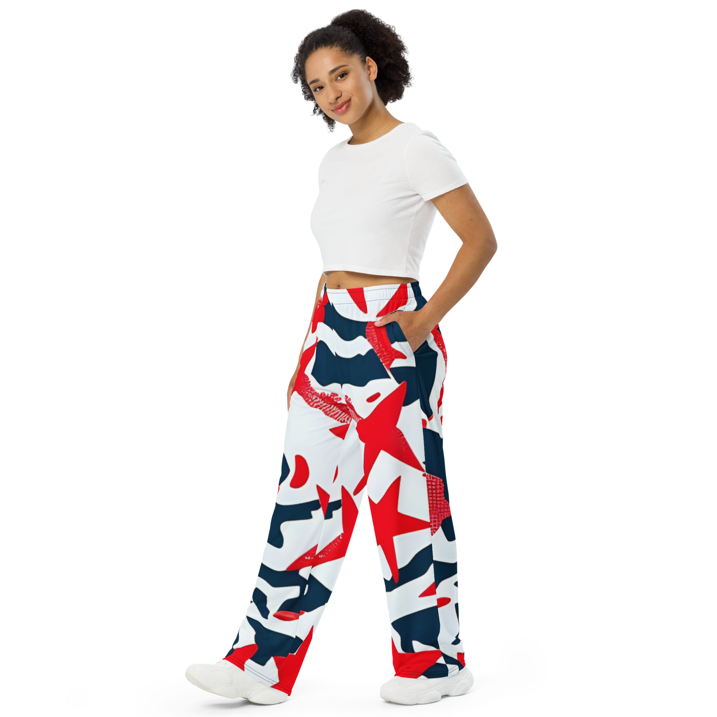 All-Over Print Unisex Wide-Leg Pants