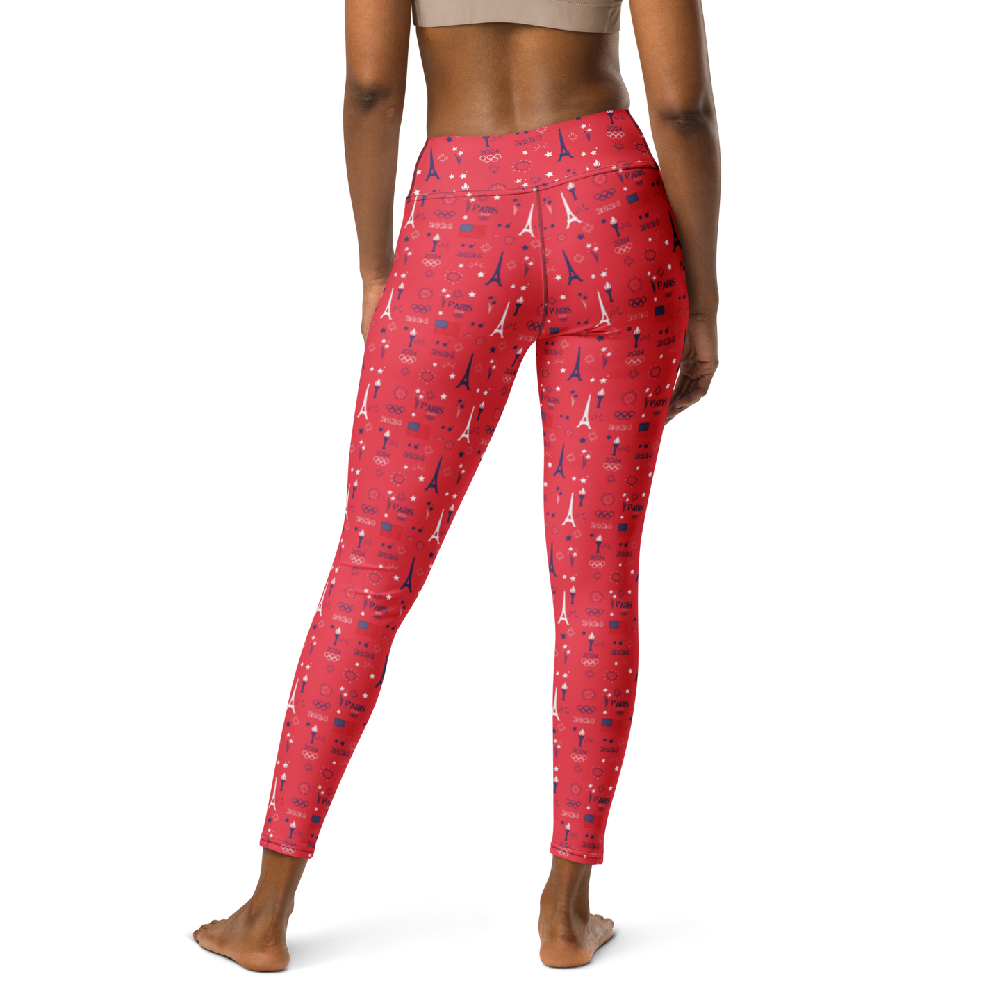 Olympics 2024: All-Over Print Yoga Leggings