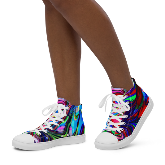 Shoes: Women's High Top Canvas Shoes