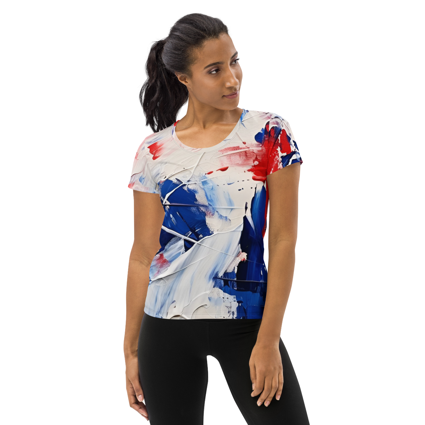 Liberty Threads: All-Over Print Women's Athletic T-Shirt