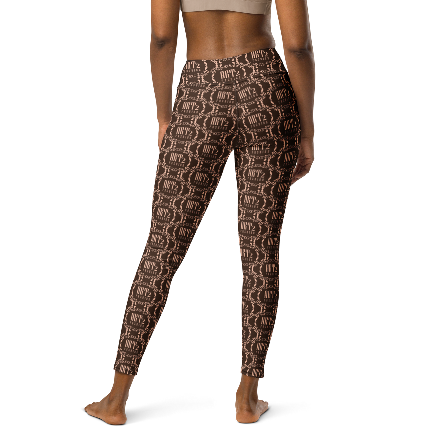 Logo Art: All-Over Print Yoga Leggings