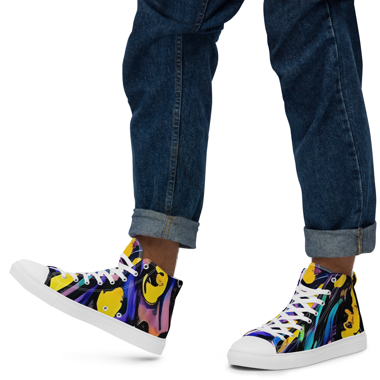 Shoes: Men's High Top Canvas Shoes