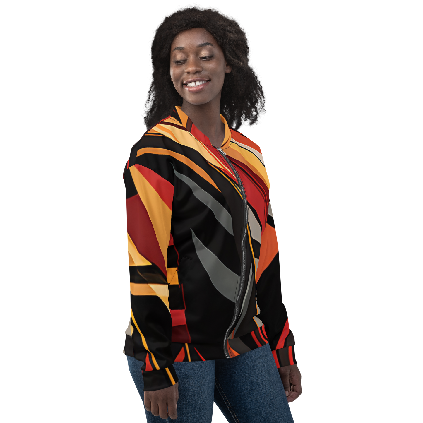 College Team Colors: All-Over Print Unisex Bomber Jacket